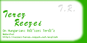 terez reczei business card